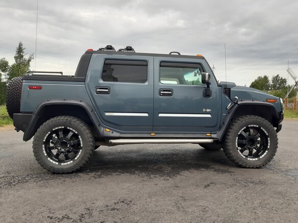 2005 Hummer H2 I, серый - вид 12