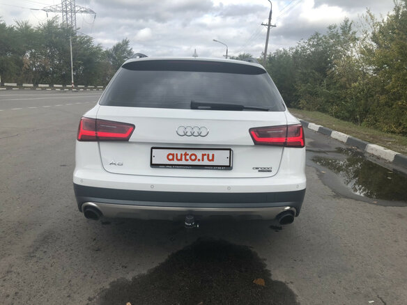 2015 Audi A6 allroad III (C7) Рестайлинг, белый - вид 6