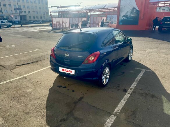 2007 Opel Corsa D, синий, 450000 рублей - вид 4