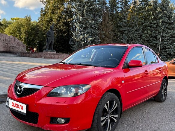 2007 Mazda 3 I (BK) Рестайлинг, красный, 490000 рублей