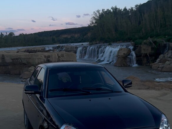 2008 Lada (ВАЗ) Priora I, серый, 320000 рублей - вид 1
