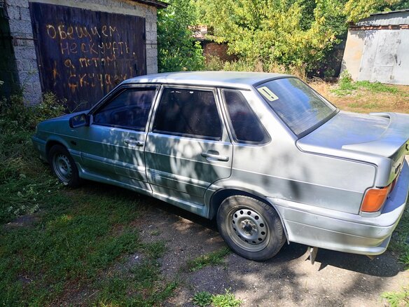 2001 Lada (ВАЗ) 2115, серебристый, 105000 рублей - вид 6
