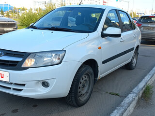 2014 Lada (ВАЗ) Granta I, белый, 350000 рублей, вид 3