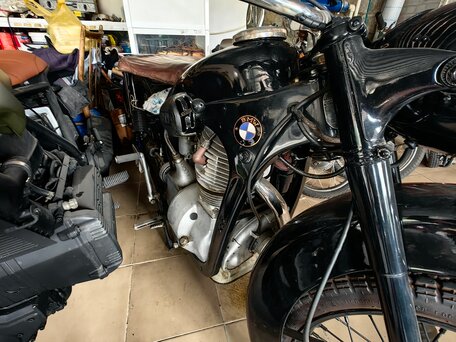 1951 BMW R 35, чёрный, 650000 рублей, вид 2