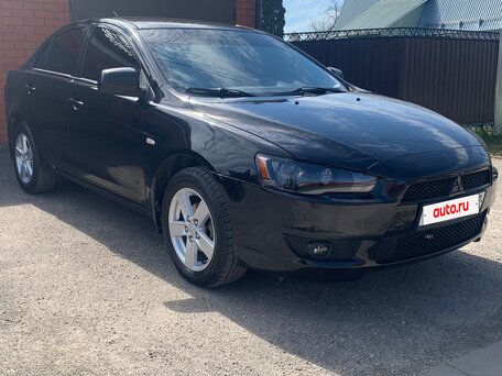 2008 Mitsubishi Lancer X, чёрный, 735000 рублей, вид 2