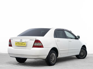 2003 Toyota Corolla IX (E120, E130), белый, 599000 рублей, вид 4