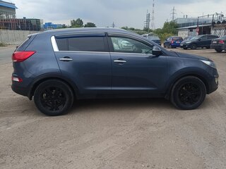 2014 Kia Sportage III Рестайлинг, синий, 1320000 рублей, вид 2