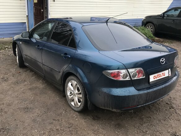 2006 Mazda 6 I (GG) Рестайлинг, синий - вид 4