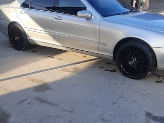 2003 Mercedes-Benz S-Класс 350 Long IV (W220) Рестайлинг, серебристый, 1050000 рублей, вид 4