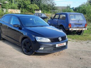 2015 Volkswagen Jetta VI Рестайлинг, чёрный, 900000 рублей, вид 1