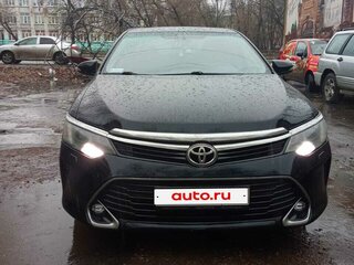 2016 Toyota Camry VII (XV50) Рестайлинг, чёрный, 1600000 рублей, вид 1