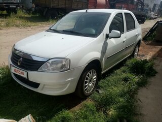 2014 Renault Logan I Рестайлинг, белый, 405000 рублей, вид 1