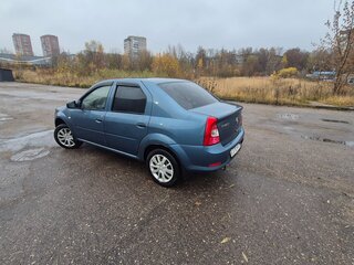 2014 Renault Logan I Рестайлинг, синий, 280000 рублей, вид 4