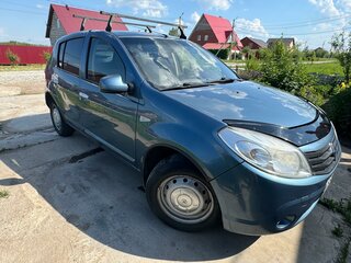 2013 Renault Sandero I, синий, 620000 рублей, вид 1