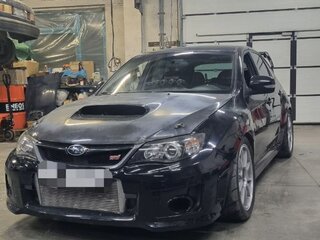 2007 Subaru Impreza WRX STi III, чёрный, 3900000 рублей, вид 3