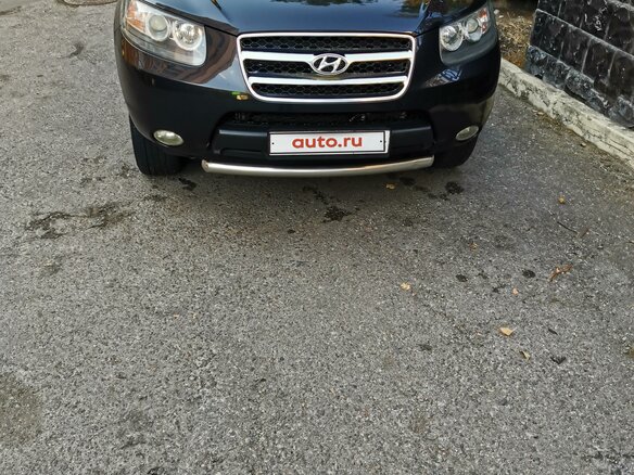 2008 Hyundai Santa Fe II, чёрный, 1650000 рублей - вид 2