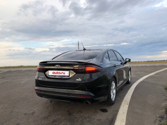 2013 Ford Fusion (North America) II, чёрный - вид 4