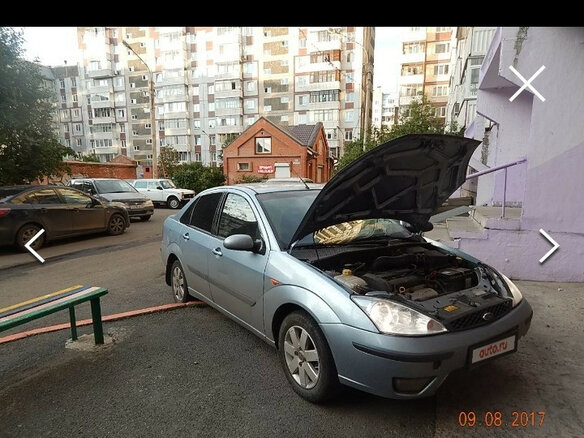 2004 Ford Focus I Рестайлинг, голубой - вид 11