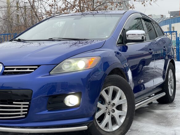 2007 Mazda CX-7 I, синий, 685000 рублей - вид 8
