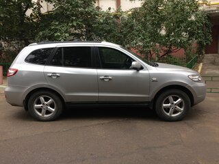 2006 Hyundai Santa Fe II, серебристый, 1150000 рублей, вид 2
