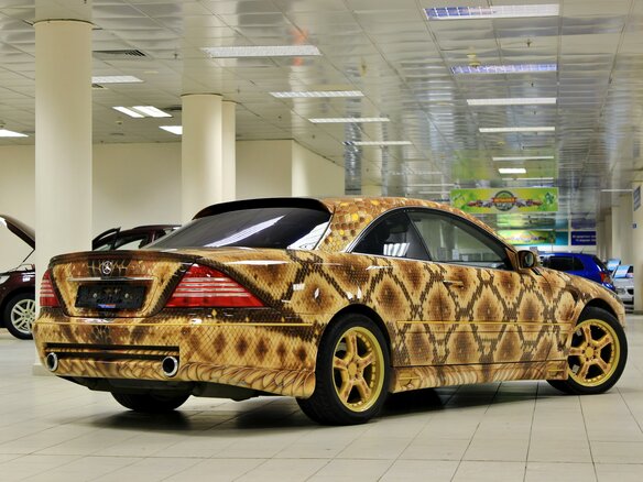 2001 Mercedes-Benz CL-Класс 600 II (C215), коричневый - вид 3