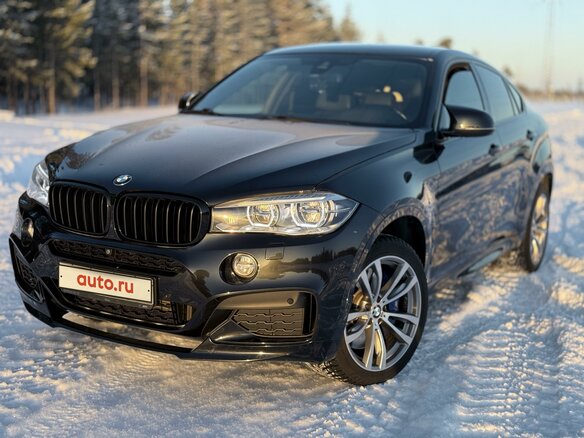 2019 BMW X6 40d II (F16), чёрный, 6000000 рублей