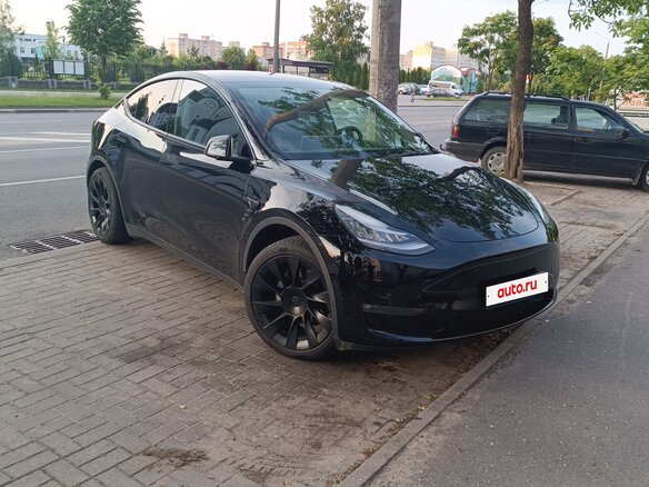 2021 Tesla Model Y Long Range I, чёрный, 2800000 рублей - вид 1