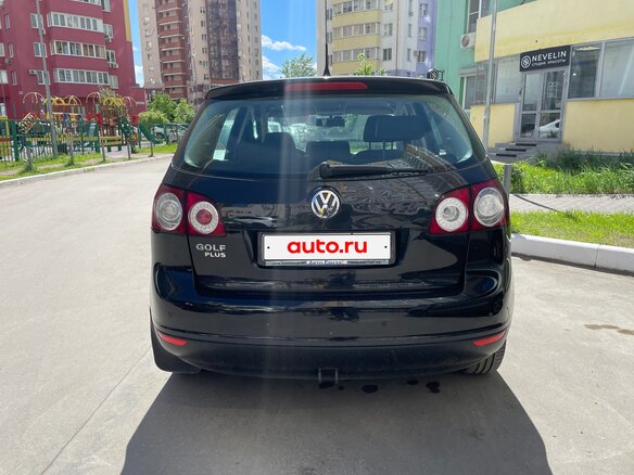 2008 Volkswagen Golf Plus I, чёрный, 600000 рублей - вид 3