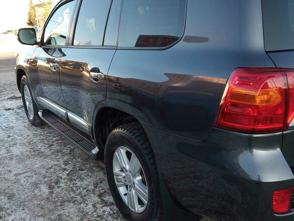 2013 Toyota Land Cruiser 200 Series Рестайлинг 1, серый