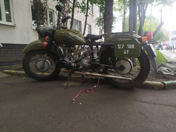 1986 Урал ИМЗ-8.103, зелёный, 125000 рублей
