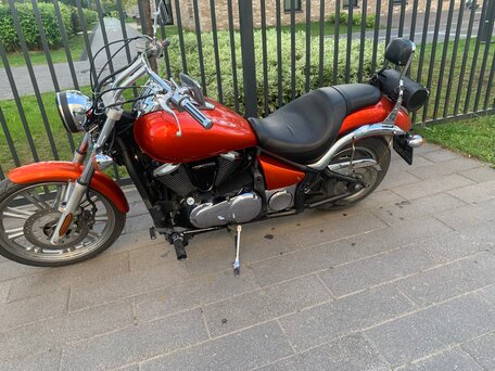 2009 Kawasaki VN900 Vulcan, красный, 400000 рублей, вид 5