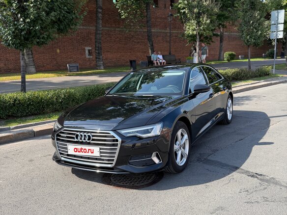 2021 Audi A6 45 TFSI V (C8), чёрный, 4570000 рублей - вид 2