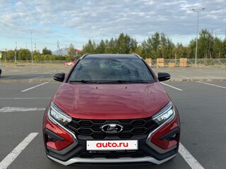 2023 Lada (ВАЗ) Vesta SW Cross I Рестайлинг (NG), красный, 1540000 рублей, вид 2