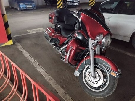 2007 Harley-Davidson Electra Glide, пурпурный, 800000 рублей, вид 4