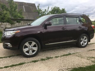 2013 Toyota Highlander II (XU40) Рестайлинг, пурпурный, 1931302 рублей, вид 3