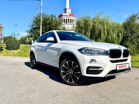 2016 BMW X6 30d II (F16), белый, 3750000 рублей, вид 1