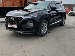 2018 Hyundai Santa Fe IV, чёрный, 3040000 рублей, вид 1