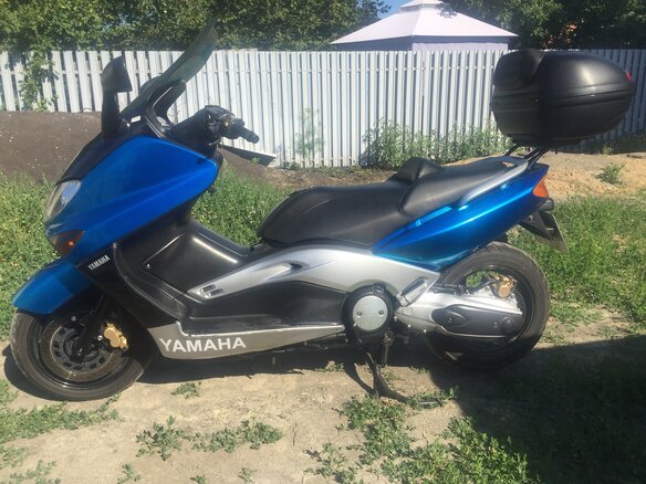2002 Yamaha TMAX, синий - вид 11
