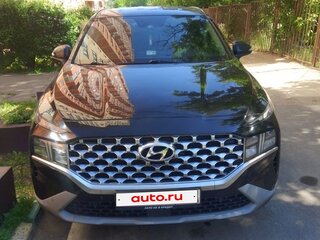 2021 Hyundai Santa Fe IV Рестайлинг, чёрный, 2800000 рублей, вид 4