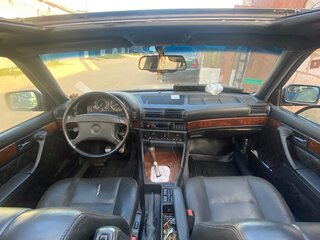 1987 BMW 7 серии 735Li II (E32), чёрный, 350000 рублей, вид 4