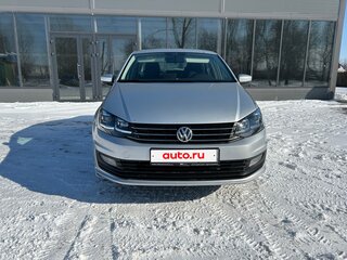 2016 Volkswagen Polo V Рестайлинг, серебристый, 820000 рублей, вид 3