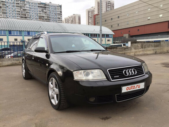 2001 Audi A6 II (C5) Рестайлинг, чёрный - вид 2