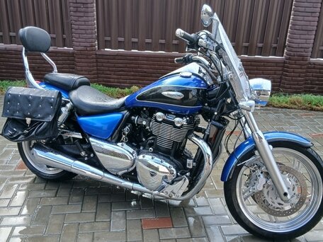 2013 Triumph Thunderbird 1600, синий, 742970 рублей, вид 1