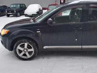 2008 Mitsubishi Outlander II, чёрный, 970000 рублей, вид 4