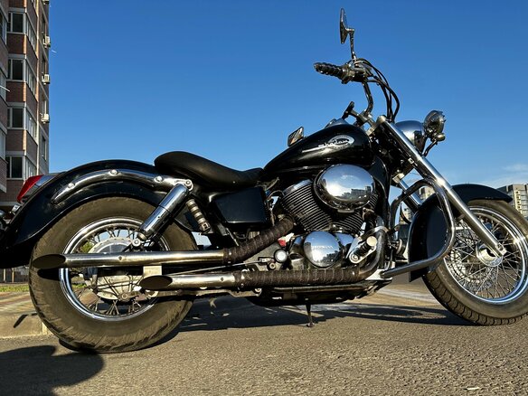 1998 Honda Shadow 400, чёрный, 350000 рублей - вид 11