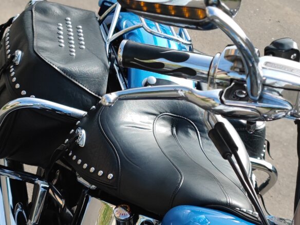 2011 Harley-Davidson Heritage, синий, 1100000 рублей - вид 9