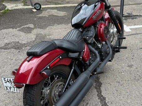 2019 Harley-Davidson Street Bob, пурпурный, 1100000 рублей, вид 4