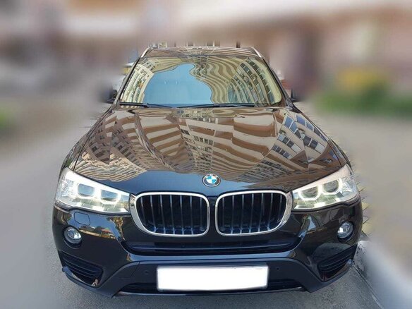 2015 BMW X3 20i xDrive II (F25) Рестайлинг, чёрный