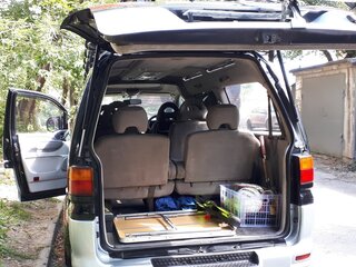 1995 Mitsubishi Delica IV, чёрный, 760000 рублей, вид 3