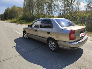 2004 Hyundai Accent ТагАЗ II, бежевый, 250000 рублей, вид 4